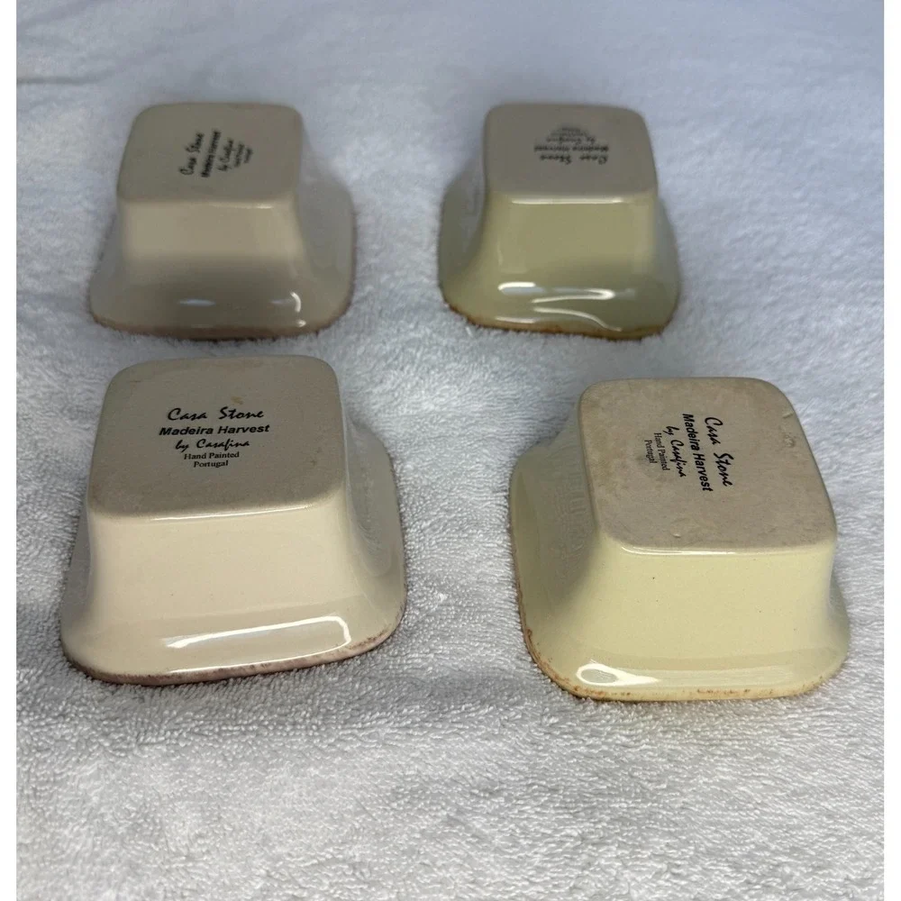 Casafina Casa Stone Madeira Harvest Square Ramekin 3.5